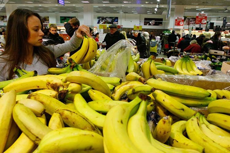 El banano ecuatoriano es el rey de Rusia